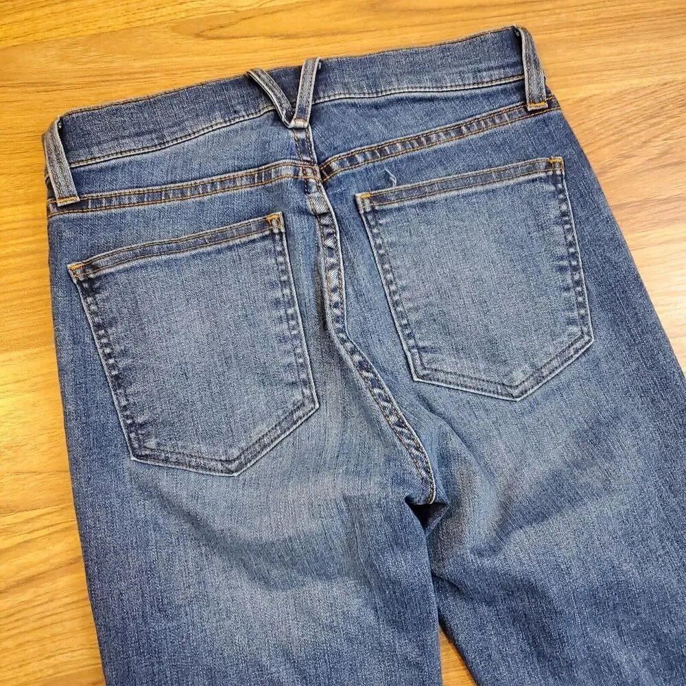 Veronica Beard Size 26 Debbie High Rise Skinny Jeans‎ Button Fly Bright Stone #2